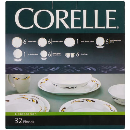 Corelle Livingware 32pc Set Celebration Price in Pakistan