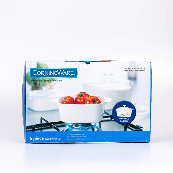 Corningware 6 Pcs Casserole Set - Provence Garden