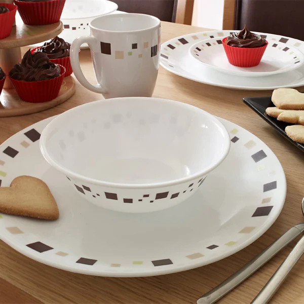 Corelle Livingware Series 16 Pcs Set- Geometric