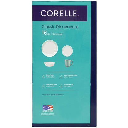 Corelle Bay Garden Dinnerware Set for 4 Pakistan