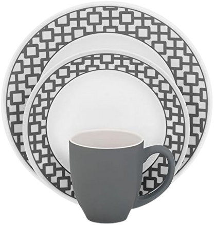 Corelle Impressions 16pc Set Urban Grid Price in Pakistan