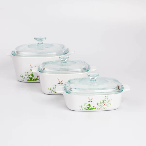 Corningware 6 Pcs Casserole Set - Provence Garden