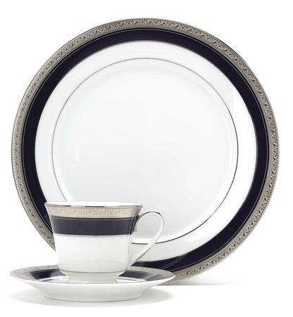 Noritake Crestwood Cobalt Platinum Bone China Crockery