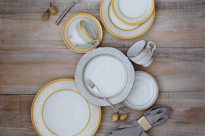 Noritake Glendonald Platinum 98 Piece Dinner Set