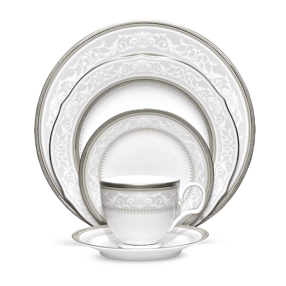 Noritake 98pcs Dinner Set- Glendonald platinum