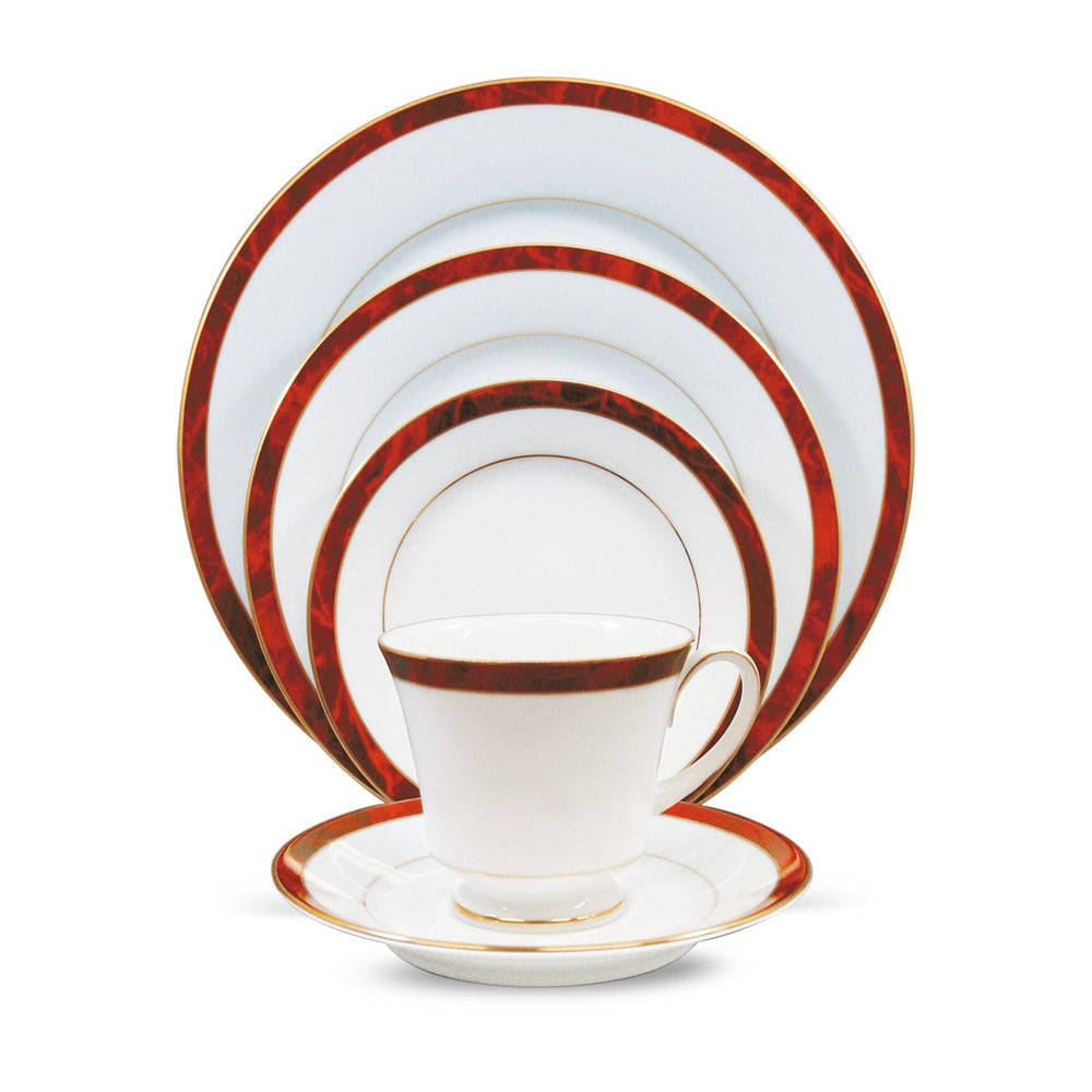 Noritake 98pcs Dinner Set- Marble Red