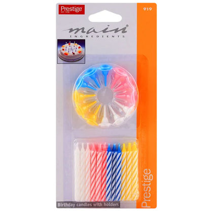 Prestige Colourful Birthday Candles Cake Decoration