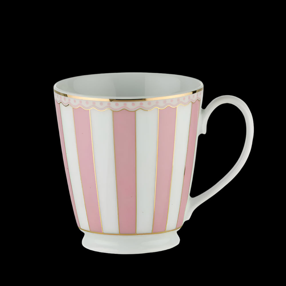 Noritake Carnivale Fine Porcelain Mug 370ml with Gift Box- Pink