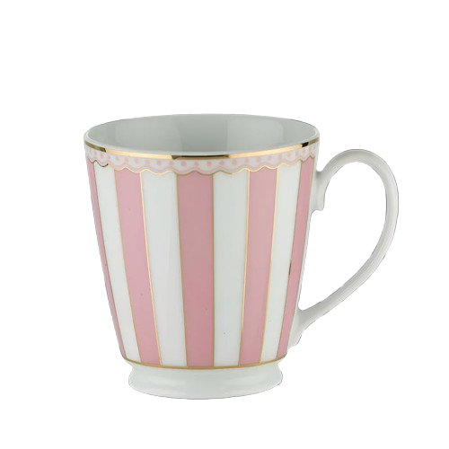 Noritake Carnivale Fine Porcelain Mug 370ml with Gift Box- Pink