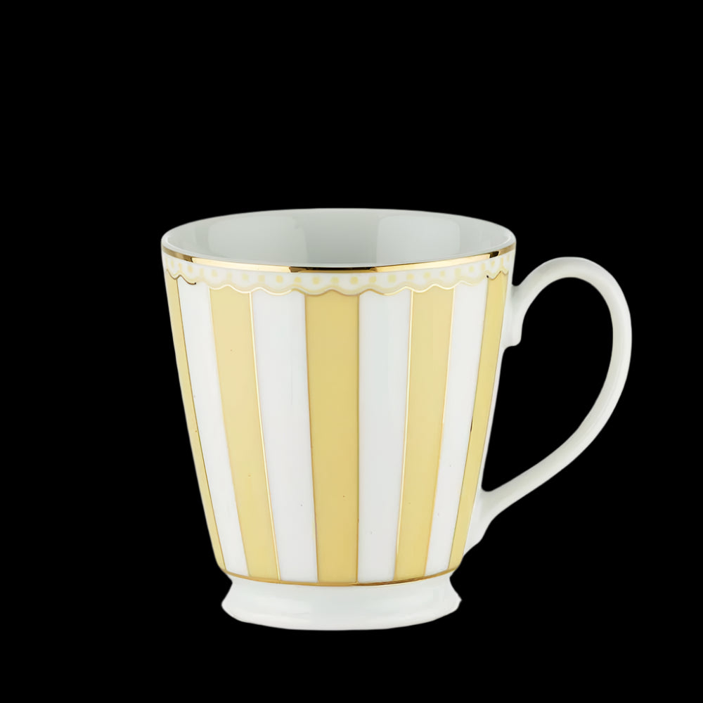 Noritake Carnivale Fine Porcelain Mug 370ml with Gift Box- Yellow