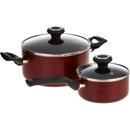 Prestige 25pc Red Non-Stick Cook Set Pakistan Kitchenware
