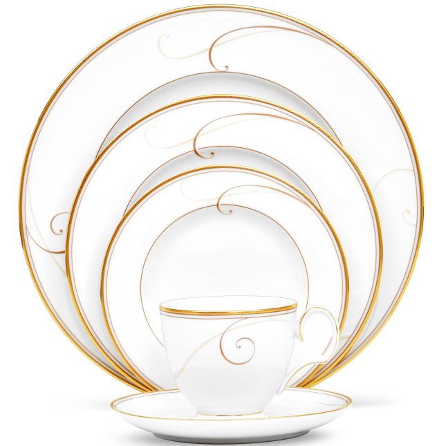 Noritake 98pcs Dinner Set- Golden Wave