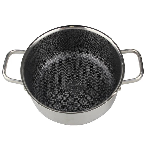 OSFE 20cm Deep Casserole with Glass Lid