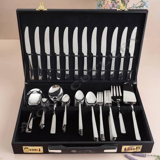 ELEGANT Cutlery Set 18/10 Stainless Steel 80-Piece