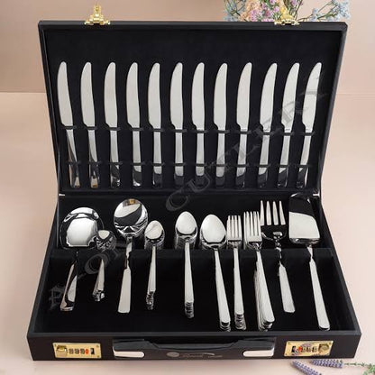 ELEGANT Cutlery Set 18/10 Stainless Steel 80-Piece