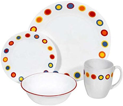 Corelle 16pc Dinner Set Hot Dots Price in Pakistan
