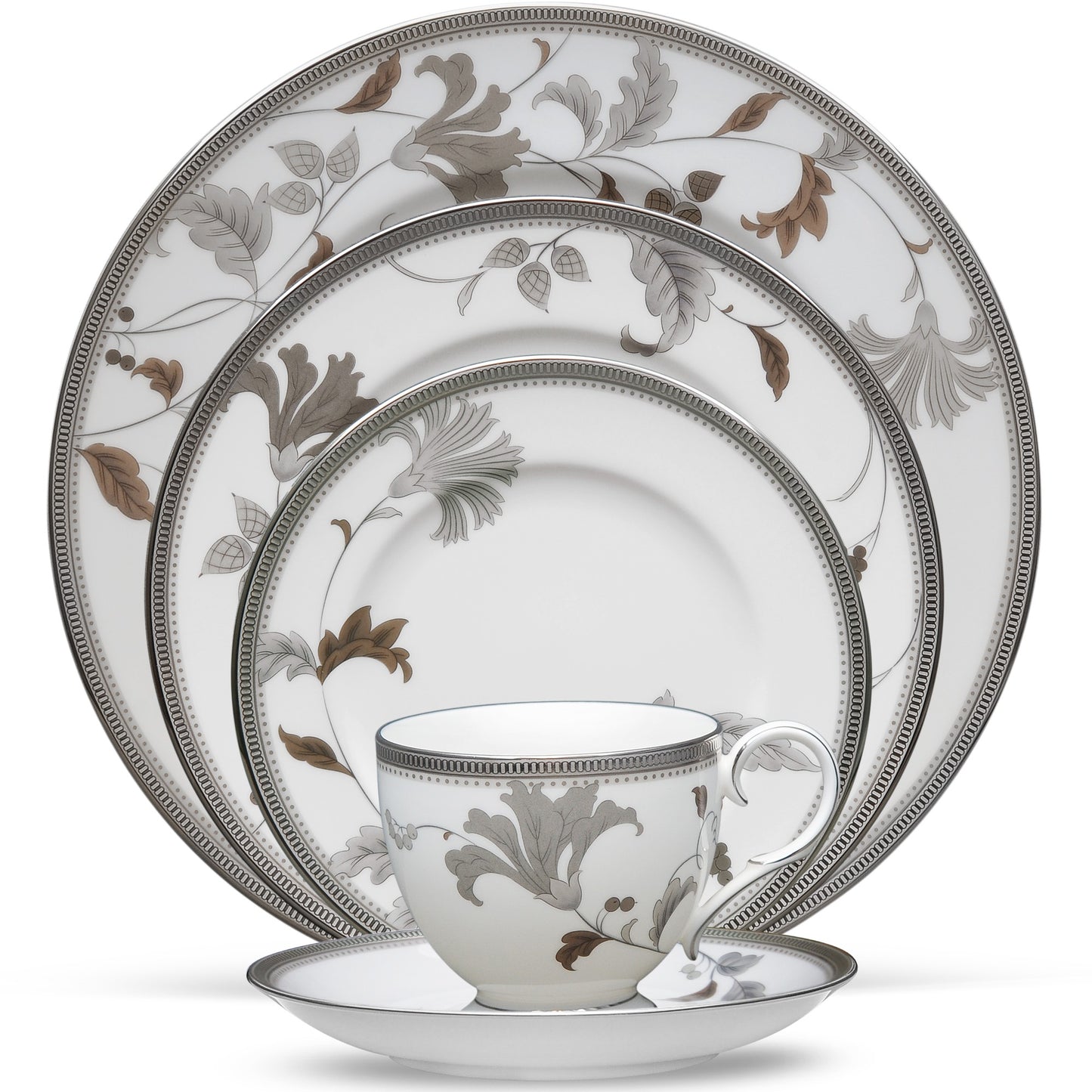 Noritake 98pcs Dinner Set- Islay Platinum (4897)