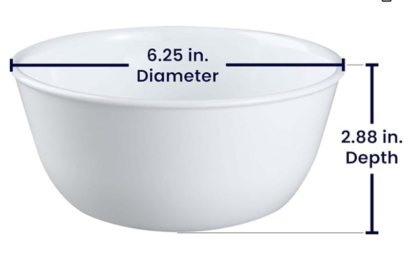 Corelle Large Noodle Bowl 28-ounce - Winter Frost White