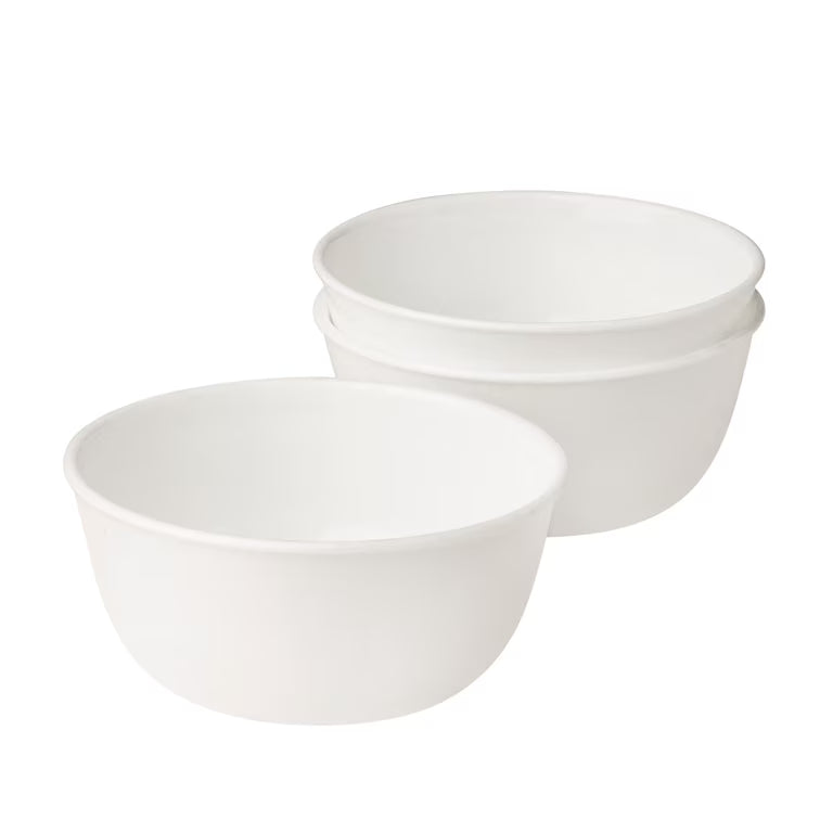 Corelle Large Noodle Bowl 28-ounce pack of 3 - Winter Frost White