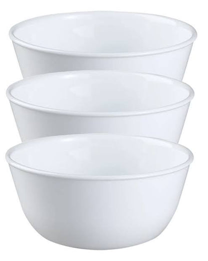 Corelle Large Noodle Bowl 28-ounce pack of 3 - Winter Frost White