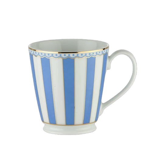 Noritake Carnivale Fine Porcelain Mug 370ml with Gift Box- Blue