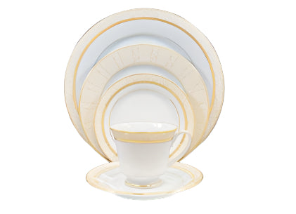Noritake 98pcs Dinner Set- Damask Gold