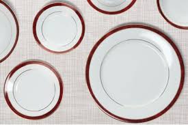 Noritake 98pcs Dinner Set- Marble Red