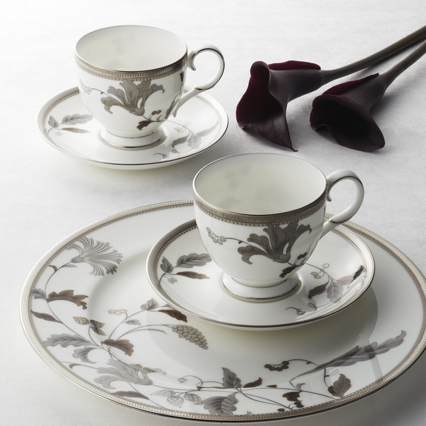 Noritake 98pcs Dinner Set- Islay Platinum (4897)