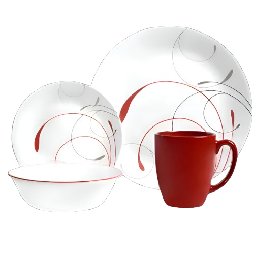 Corelle Livingware 16pc Dinnerware Set - Splendor Coupe