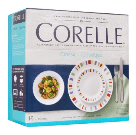 Corelle 16pc Dinner Set Memphis Price in Pakistan