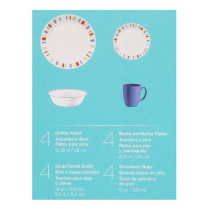 Corelle 16pc Dinner Set Memphis Price in Pakistan