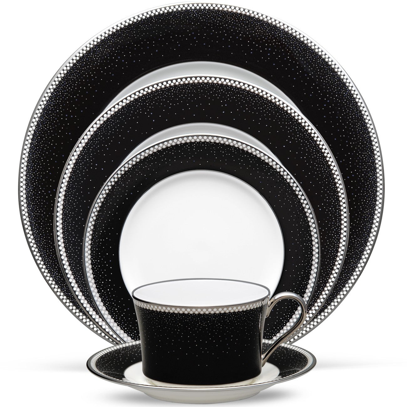 Noritake 98pcs Dinner Set- Pearl Noir