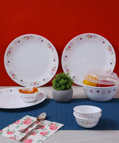 Corelle Floral Fantasy 80-Piece Dinnerware Set Price in Pakistan Service for 12