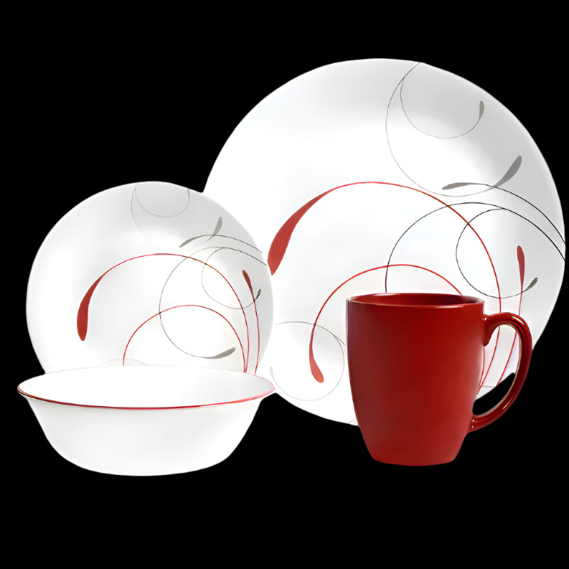 Corelle Livingware 16pc Dinnerware Set - Splendor Coupe