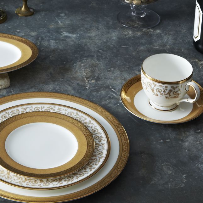 Noritake 98pcs Dinner Set- Summit Gold
