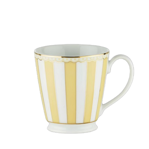 Noritake Carnivale Fine Porcelain Mug 370ml with Gift Box- Yellow